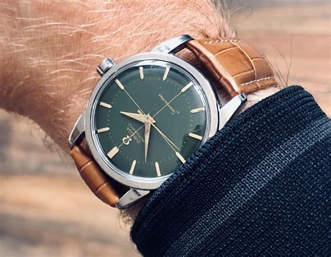 omega green seamaster review|vintage Omega Seamaster green dial.